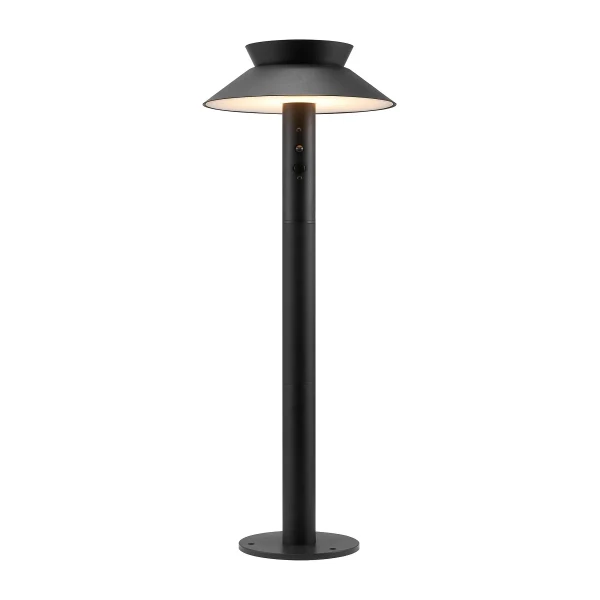 Lampa solarna ogrodowa z czujnikiem ruchu Justina, czarna - Nordlux