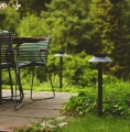 Lampa solarna ogrodowa z czujnikiem ruchu Justina, czarna - Nordlux