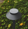 Lampa solarna ogrodowa z czujnikiem ruchu Justina, czarna - Nordlux