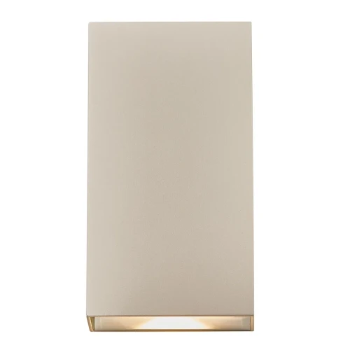 Lampa ścienna zewnętrzna led elewacyjna góra dół Rold Flat, piaskowa - Nordlux