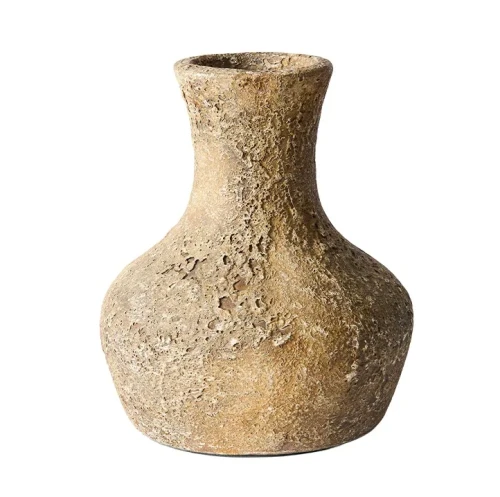 Wazon dekoracyjny z terakoty Eris 24 Rustic Sand - Muubs