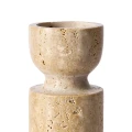 Świeczniki tealight, z trawertynu Minerva, 2 elementy - Muubs