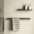 Wąska półka drewniana Sleek Shelf Ash 44, brązowa - Andersen Furniture