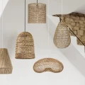 Lampa wisząca rattanowa Jeny - Atmosphera