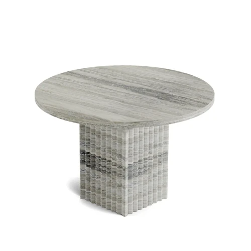 Stolik kawowy trawertyn Soho Silver - NORR11