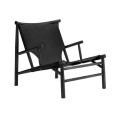 Fotel designerski Samurai , skóra Black drewno dębowe Black - NORR11
