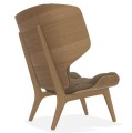 Fotel boucle Mammoth, dąb i tapicerka Grain 61230 - NORR11