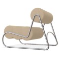 Fotel do salonu nowoczesny Fave, boucle Grain 61252 - NORR11