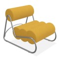 Fotel do salonu nowoczesny Fave, boucle Grain 62122 - NORR11