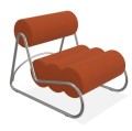 Fotel do salonu nowoczesny Fave, boucle Grain 63117 - NORR11