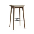 Hoker do kuchni, tapicerowany NY11 65, Light Smoked Hallingdal 65, wybór tapicerki - NORR11