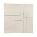 Duży obraz na ścianę Blanche 100 x 100, biały - Pomax