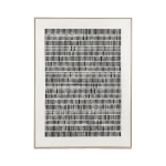 Duży obraz na ścianę Blanche Mix 90 x 120, biały czarny - Pomax