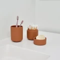 Pojemnik łazienkowy z pokrywką Ume, terracotta - Zone Denmark