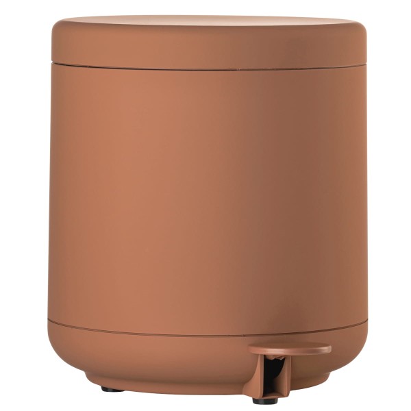 Kosz na śmieci łazienkowy z pedałem Ume 4l, terracotta - Zone Denmark