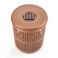 Kosz na pranie 60l, ażurowy Ume, terracotta - Zone Denmark