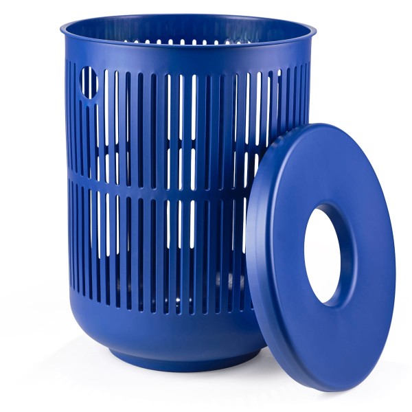 Kosz na pranie 60l, ażurowy Ume, Indigo - Zone Denmark