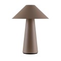 Lampa stołowa bezprzewodowa Cannes IP44, brązowa - Globen Lighting
