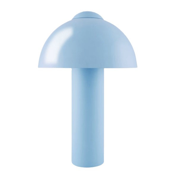 Lampa stołowa designerska Buddy, niebieska - Globen Lighting