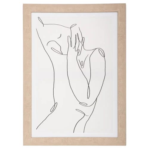 Obraz na płótnie Visage Twarz z profilu 50x70 cm - Atmosphera