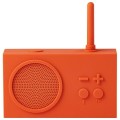 Radio przenośne, wodoodporne Bluetooth, Tykho 3, pomarańczowe - Lexon