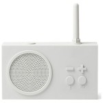 Radio przenośne, wodoodporne Bluetooth, Tykho 3, jasny beż - Lexon