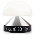 Budzik z lampką Mina Sunrise, aluminum – Lexon