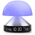 Budzik z lampką Mina Sunrise, aluminum – Lexon