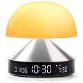 Budzik z lampką Mina Sunrise, aluminum – Lexon