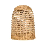Lampa wisząca z rattanu i hiacyntu wodnego Sand - Atmosphera