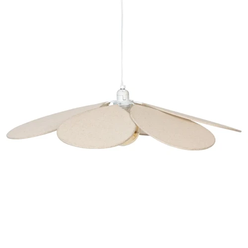 Lampa wisząca kwiat, beżowa - Atmosphera