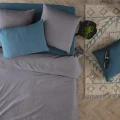 Poszewka na poduszkę 65x65, z lnu Linah, szara - Atmosphera