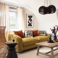 Lampa podłogowa rattanowa Eloise - Atmosphera