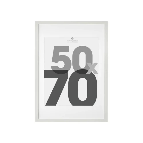 Ramka na ścianę Eva 50x70, biała - Atmosphera