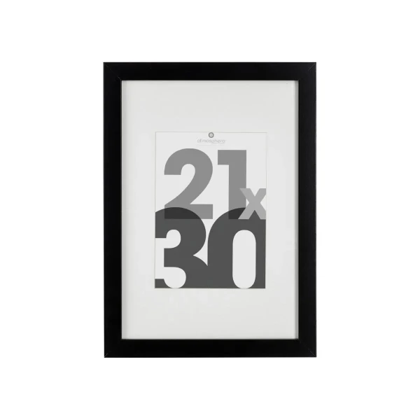 Ramka na ścianę Eva 21x30, czarna - Atmosphera