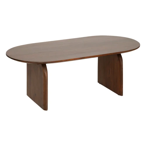 Drewniany stolik kawowy Isana, brązowy - Atmosphera