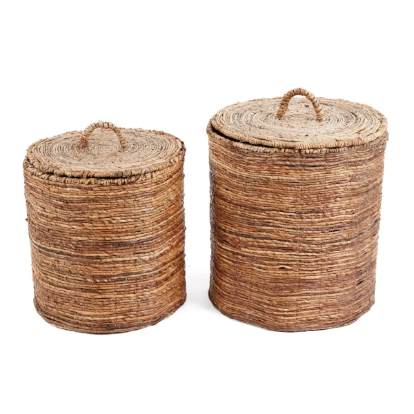 Storage and laundry baskets with lid Chingon Banana, set of 2 - Bazar Bizar