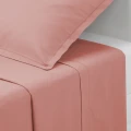 Bawełniane prześcieradło 240x290, Oeko-Tex, malinowe - Atmosphera
