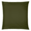 Bawełniana poszewka na poduszkę 63x63, Oeko-Tex, zieleń khaki - Atmosphera