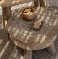 Podkładka pod talerz z rafii Crochet Raffia BAZAR BIZAR