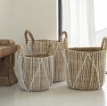 Kosz z trawy morskiej Straight Macrame M - Bazar Bizar
