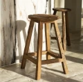 Hoker rustykalny drewniany Shibori 70 - Bazar Bizar