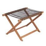 Stojak na walizkę 80x55 cm, drewniany składany - Bazar Bizar