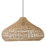 Lampa wisząca pleciona o organicznym kształcie Mira Ø58 - PR Home