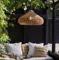 Lampa wisząca pleciona o organicznym kształcie Mira Ø70 - PR Home
