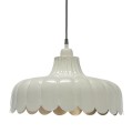 Lampa metalowa wisząca Wells Ø43, beżowa - PR Home