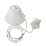 Kabel do lampy wiszącej z oprawką E27, 1.2m biały - PR Home