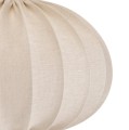 Lampa wisząca materiałowa, lniana elipsa Hilma Selected Ø50, Nature - PR Home
