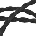Kabel do lampy sufitowej skręcany tekstylny, z oprawką E27, 1.2m, czarny - PR Home'