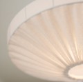 Lampa wisząca abażurowa Edith Ø38, biała - PR Home